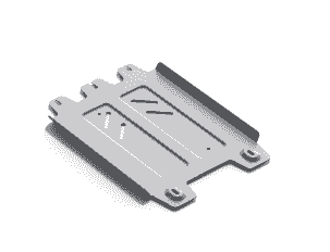 RIVAL SKID PLATE FOR TOYOTA TACOMA 2016 GEARBOX - GRAY