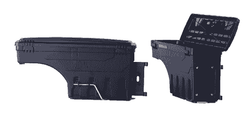 CAJA PLASTICA DE HERRAMIENTAS PARA BATEA ISUZU D-MAX 