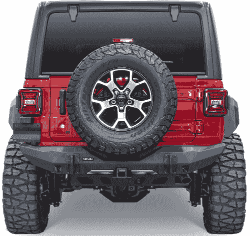RIVAL REAR BUMPER FOR JEEP WRANGLER 