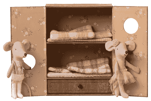 【預購到貨:15/09/25】Ballet mice in dance studio, Little sister and brother