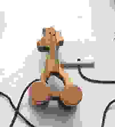 學步兒木製拖拉玩具(長頸鹿款) Wooden giraffe pull & push toy