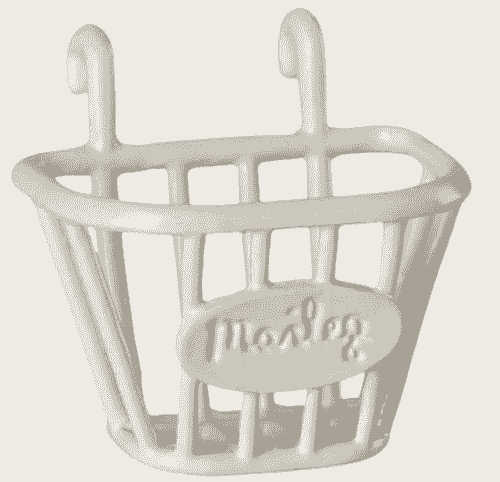 三輪車小鼠金屬置物籃 Tricycle Basket, Mouse