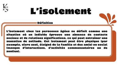 L'isolement