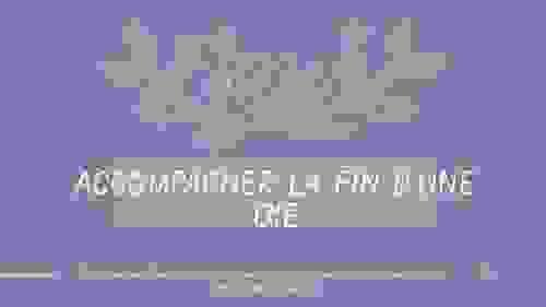 La fin de vie