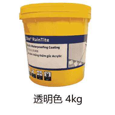 SKS-PI1020100006 西卡 防漏膜 透明色 4kg