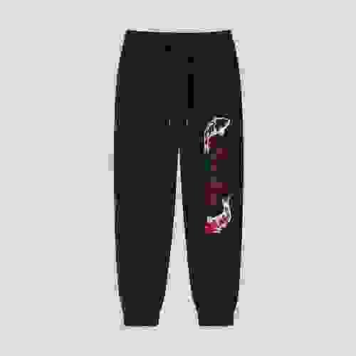 KW804 - 刺绣纯棉运动裤