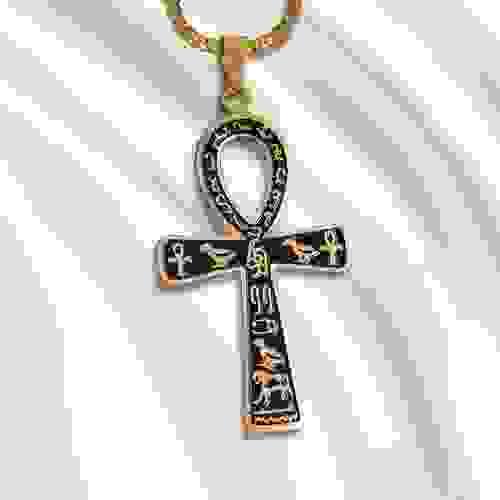 SV005 - 古埃及寓意符号项鏈 金色