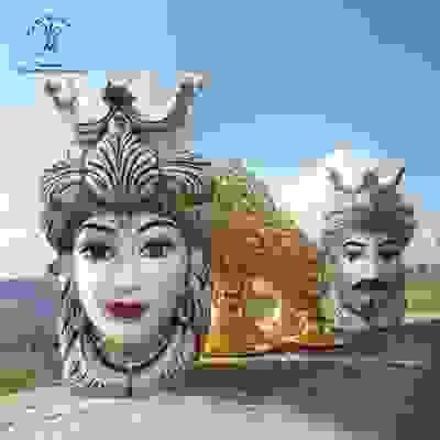 Sicilain Head Vase