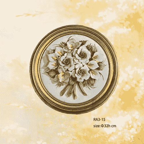 Beautiful Handmade Capodimonte Style Porcelain Flower Bouquet in Oval Frame Wall