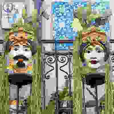 Sicilain Head Vase