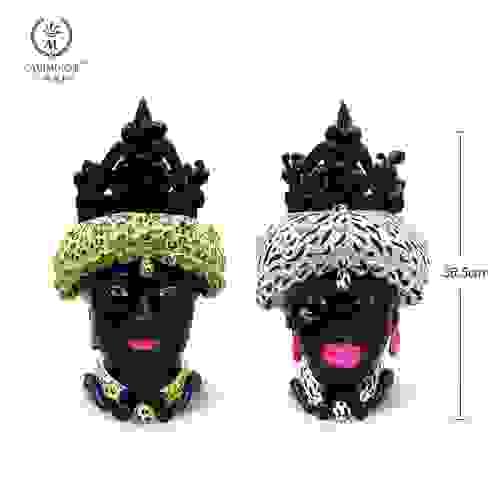 Sicilain Head Vase   1
