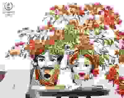 Sicilain Head Vase
