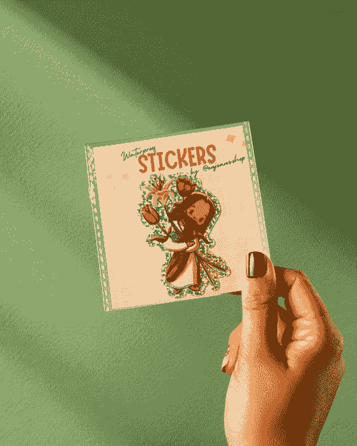 Att. Jesús Glitter Sticker