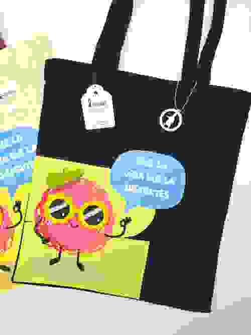 Bolso "Dice la vida que la disfrutes"