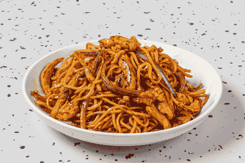 45.Τηγανητά Νουντλς με Κοτόπουλο / Fried Noodles with Chicken