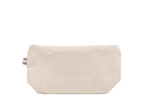 Trousse avec soufflet de fond 240 g en coton made in France - Elise