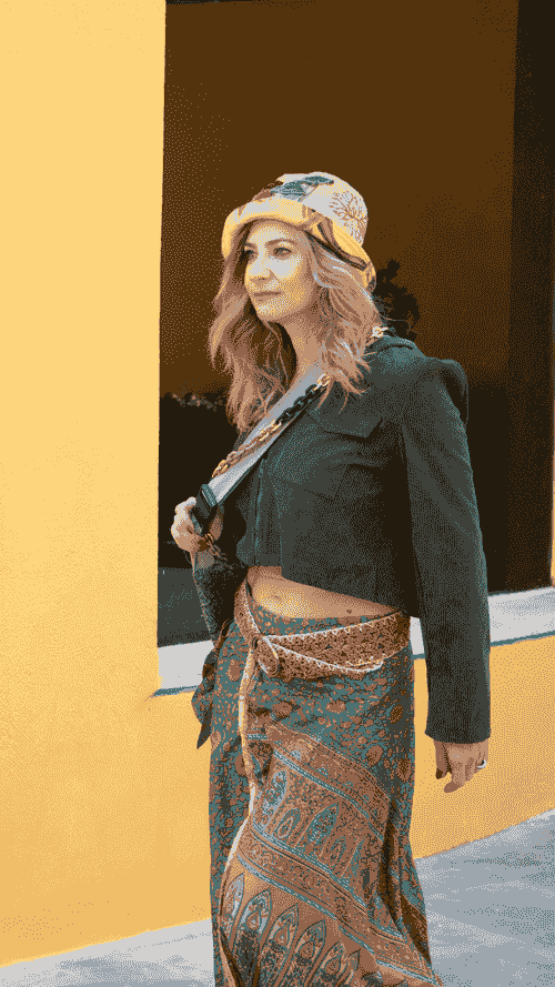 Falda de la India + Chaqueta Pia Boho