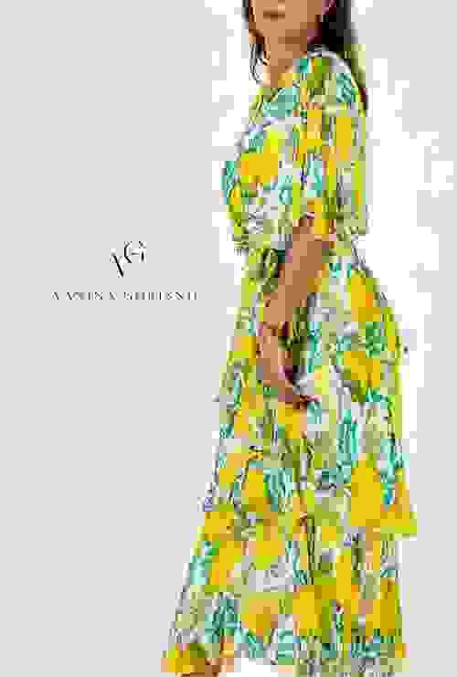 Vestido Gasa Italiano