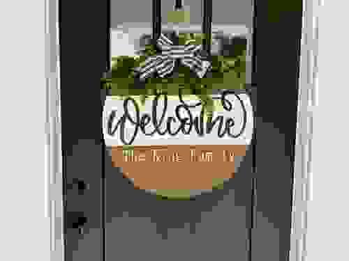 Personalized Door Hanger