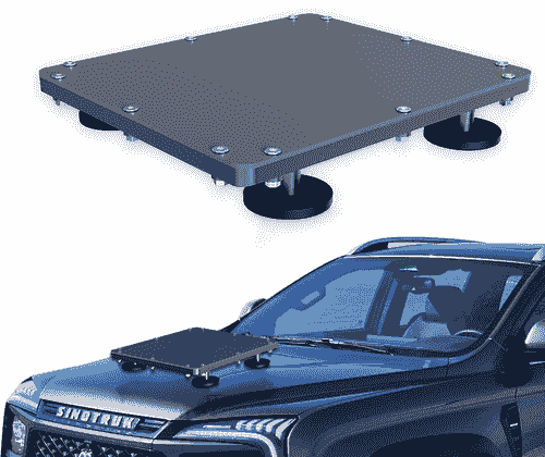 Starlink Mini Aluminum Alloy Roof Magnetic Bracket Protective Cover