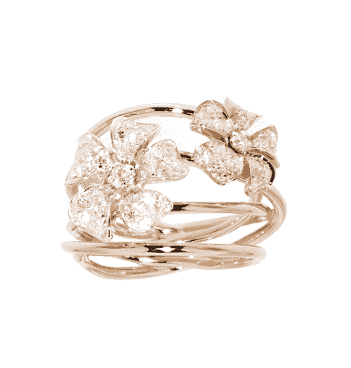18ct Rose Gold Diamond Ring