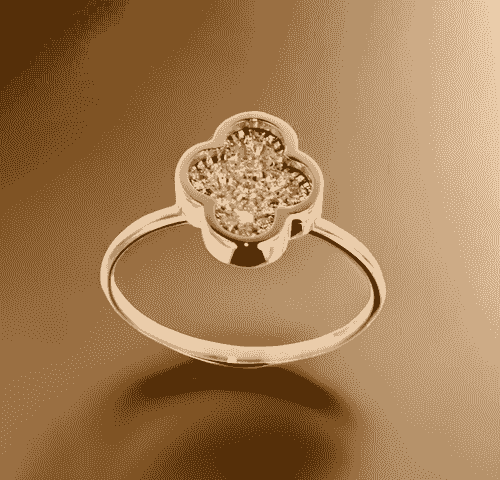18ct Yellow Gold Diamond Ring