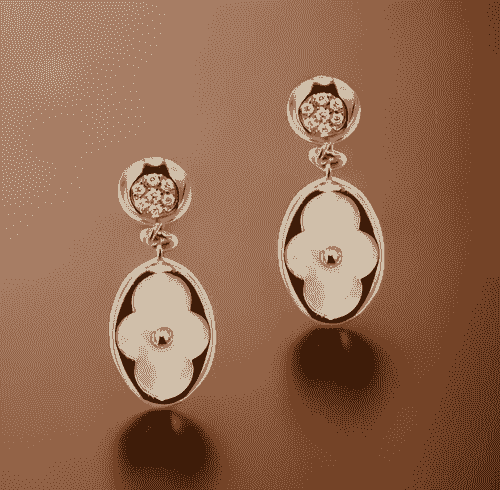 18ct Yellow Gold Mother of Pearl Earrings