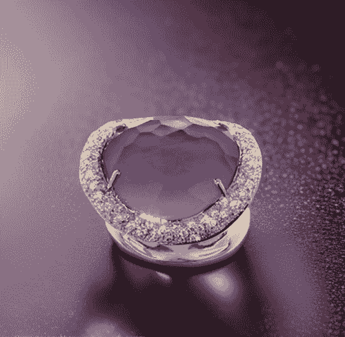 18ct Yellow Gold Amethyst Ring