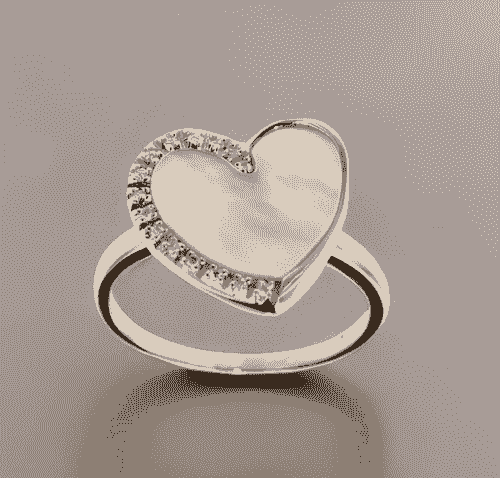18ct Yellow Gold Mother of Pearl Diamond Ring