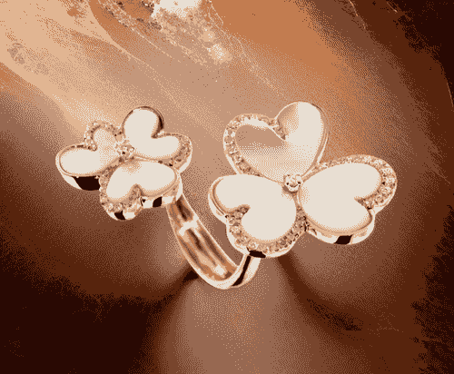 18ct Yellow Gold Mother of Pearl Ring