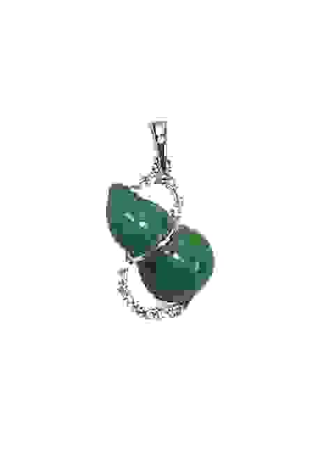 Green Jadeite Gourd Pendant 19005916-1