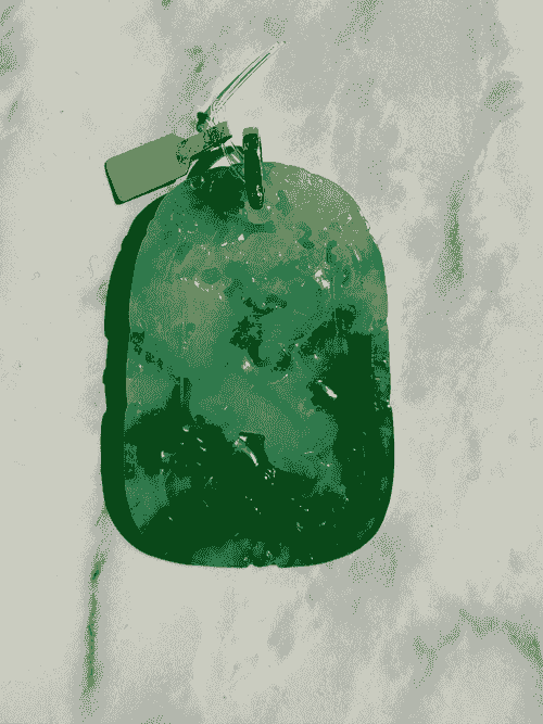 Green Jadeite Dragon Pendant with plated 925 silver 