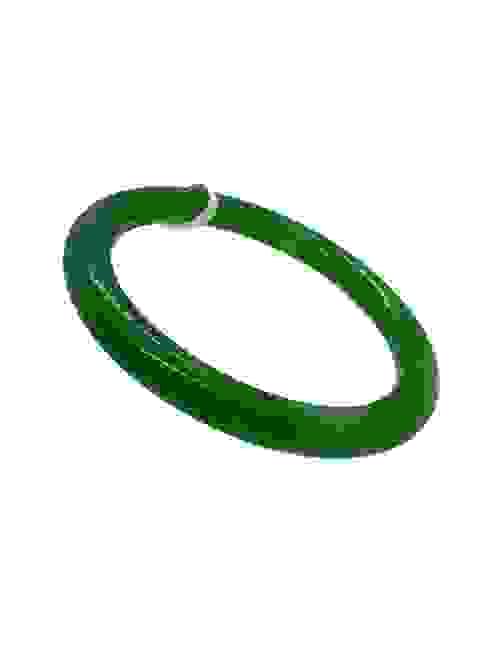GREEN JADEITE CYLINDRICAL BANGLE B52967