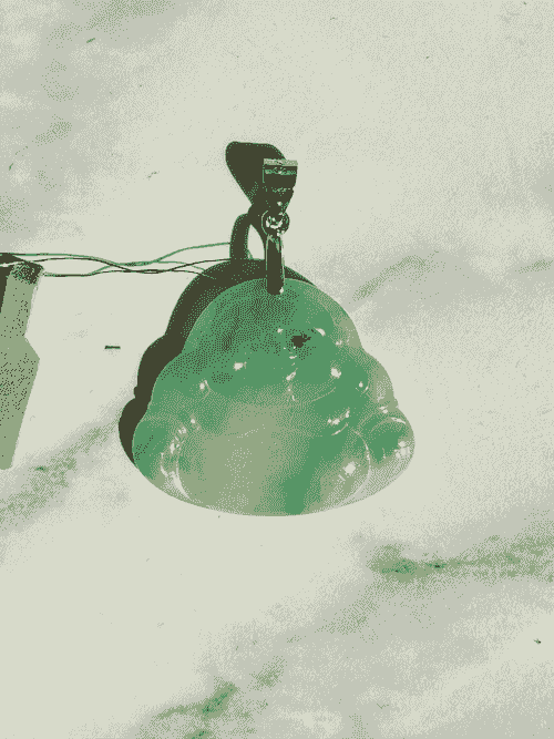 Green Buddha Pendant with 925 Silver