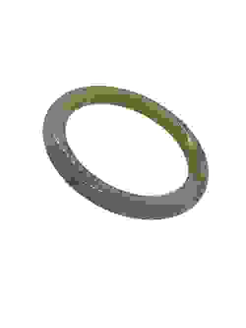 GREEN JADEITE JADE CYLINDRICAL BANGLE A83623