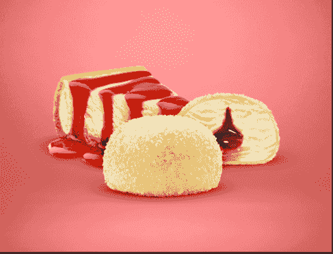 Mochi cheese cake 1uni.
