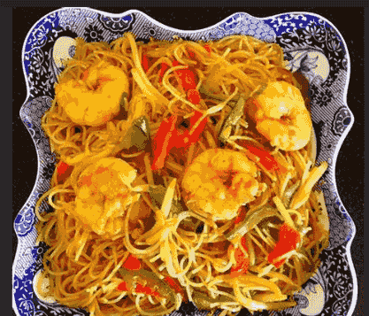 26b.Fideos con gamba
