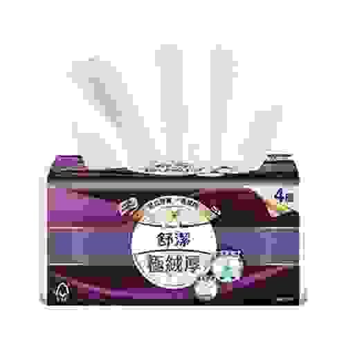 Kleenex 舒潔 頂級四層極絨厚抽取衛生紙 60抽x48包 喀什米爾(四層衛生紙)