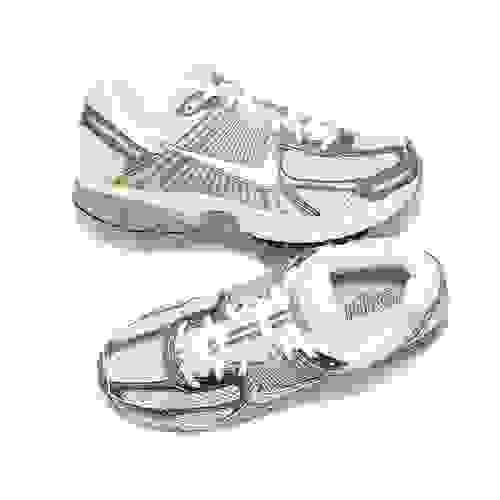 NIKE 休閒鞋 Zoom Vomero 5 男鞋 女鞋 銀 灰 棕 緩衝 復古 情侶鞋