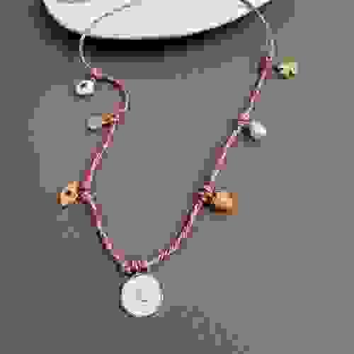 Cutie Charms Thread Necklace