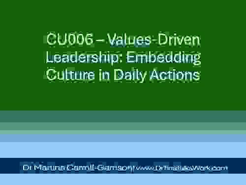 CU006 – Values-Driven Leadership: Embedding Culture in Daily Actions