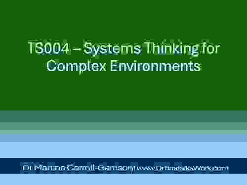 TS004 – Systems Thinking for Complex Environments