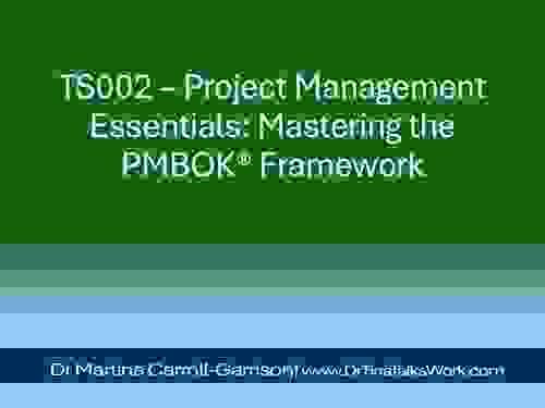 TS002 – Project Management Essentials: Mastering the PMBOK® Framework