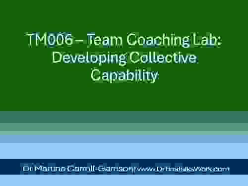 TM006 – Team Coaching Lab: Developing Collective Capability