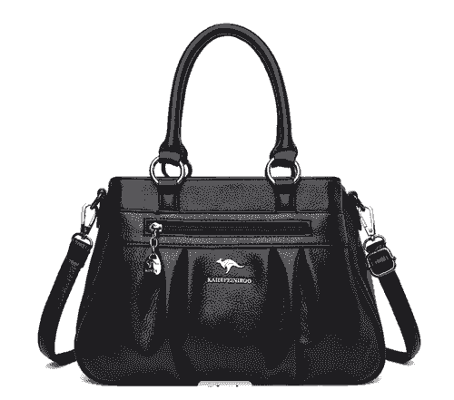 Bolsa de couro elegante e versátil
