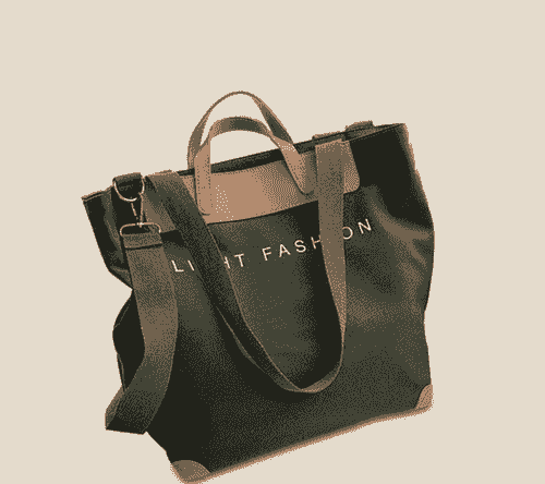 Bolsa tote estilo rústico
