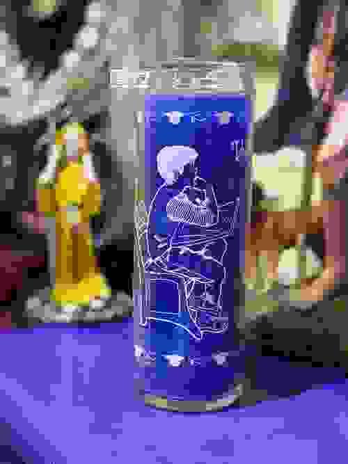 （实拍有货）学业祭坛仪式蜡烛——提高注意力（蓝色）