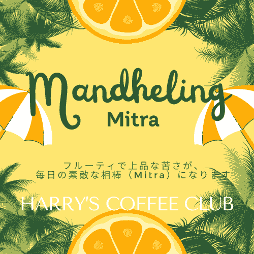 【特選マンデリンのスペシャルティ珈琲、フルーティで上品な苦さが、毎日の相棒（Mitra）になってくれます】MDR100（100g、送料無料）