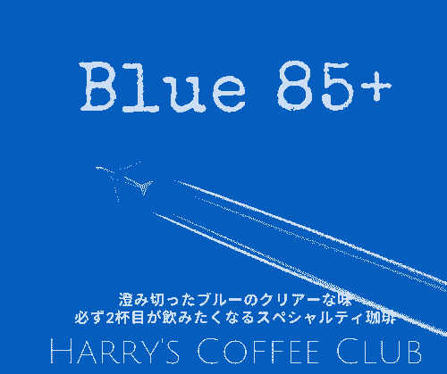 【 人気No.1、澄み切ったブルーのクリアーな味、必ず２杯目が飲みたくなるお勧めのスペシャルティ珈琲です】Blue 85＋（180g、送料無料）