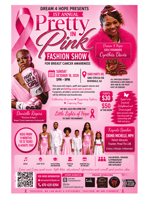 Join Our Pretty In Pink Fashion Show Breast Cancer Awareness